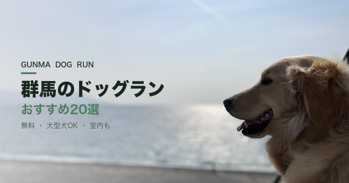 群馬のドッグランおすすめ20選【2026年最新】無料・大型犬OK・室内も